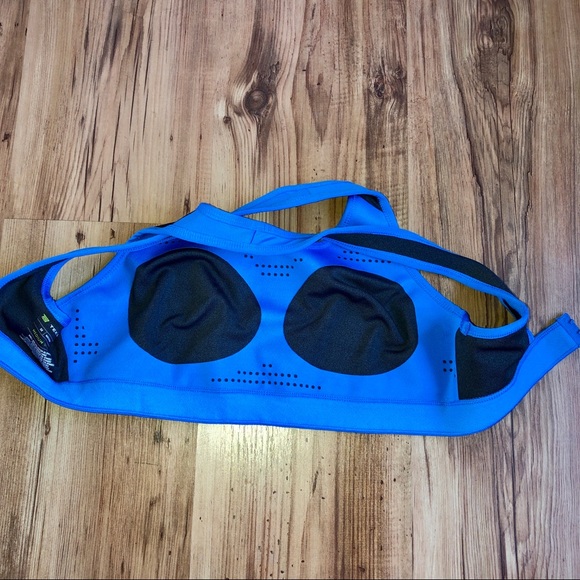 NEW TEK GEAR Sports Bra Medium Support Blue Medium NWOT - Picture 6 of 15